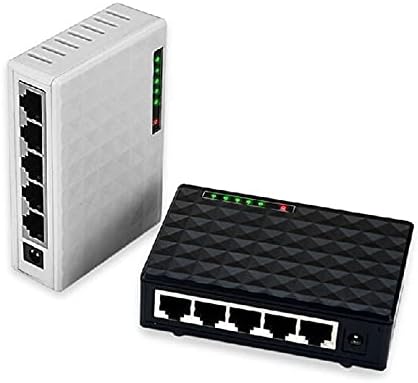Конектори 2021 US EU Plug Gigabit Mini 5 -Port Desktop Switch Брз Ethernet Network Switch LAN Hub RJ45 Ethernet и Switching Hub Shunt -
