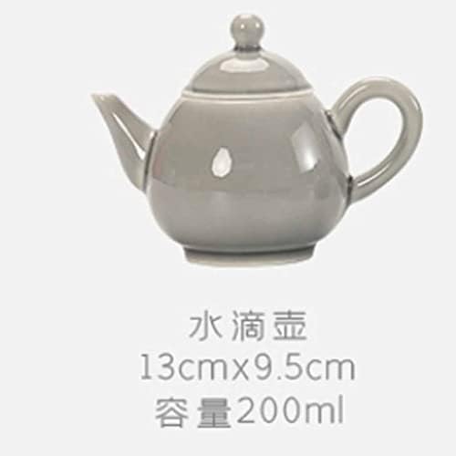 чајник сиво чајник керамички сад за кафе, мал чај чај пивара