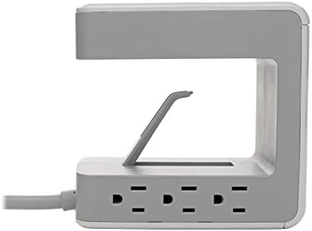 Tripp Lite Surge Protector Clamp 6-Outlet 2 USB-A; 1 USB-C 8ft кабел