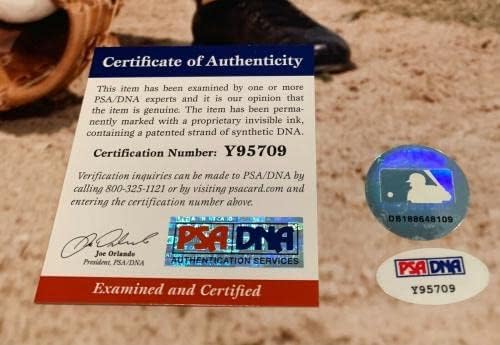 Дон Зимер потпиша бејзбол во Newујорк Метс 16x20 Фото PSA Y95709 - Автограмирани фотографии од MLB