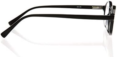 очила за очи; Одбор на табла - Премиум очила за читање за мажи и жени | Тркалезна рамка за очи за тесни лица