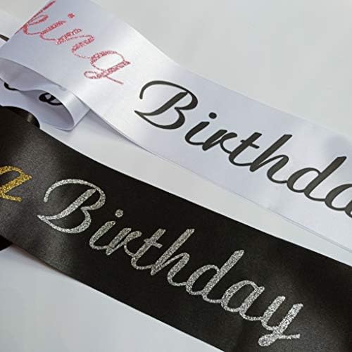 Роденденски појас, тоа е мојот заебан роденден, црно -сребрен сјај за сјај за жени и мажи, 16 -ти 18 -ти 21 -ви 30 -ти 40 -ти 50 -ти