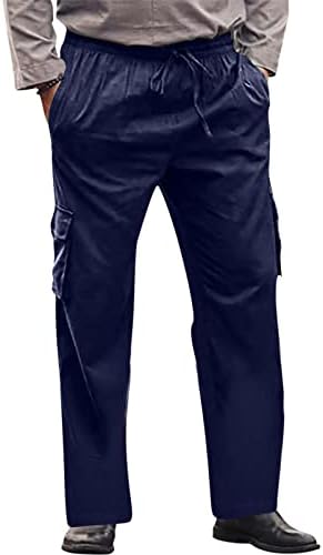 Iepofg mens Ripstop Карго панталони тактички со мулти џебни панталони за тренингот на отворено, брзо суво пешачење панталони со