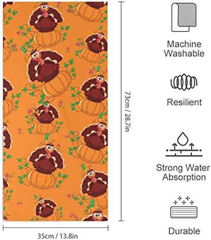 Денот на благодарноста тиква крпа Премиум крпи за миење на крпи за миење садови за хотелска бања и бања