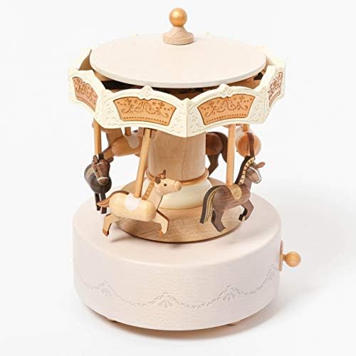 Wooderful Life Wooden Music Box Dair Balllet | 1033768 | Рачна врежана рака обоен колекционерски детален дизајн Loveубовен подарок од одржлива