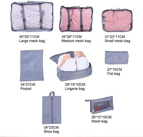 Торби за складирање на организатор за патувања 8 парчиња доказ за вода 2