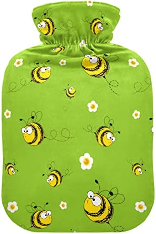 Oarencol слатки цвеќиња од пчела зелена вреќа со топла вода топла вода со топла и ладна компресија 1 литар