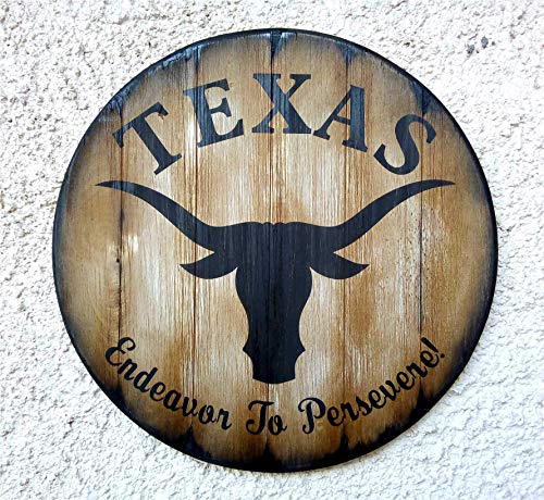 Персонализиран Тексас Декор Знак Инспириран Од Стариот Виски Буриња, Рустикален Ѕид Декор, Човек Пештера Дома Бар Украси
