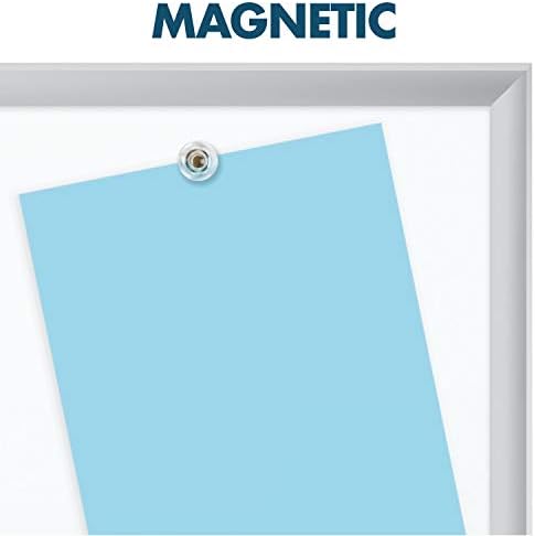 Квартет магнетна порцеланска табла, 5 'x 3' бела табла, премија, Дурамакс, сребрена рамка за алуминиум