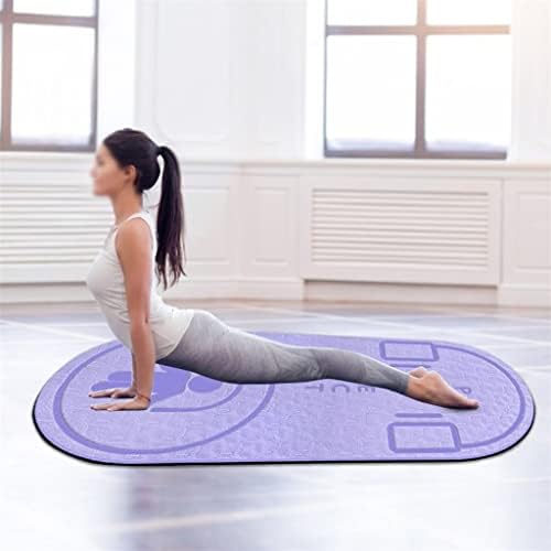 Wdbby тивок скок јаже јога мат јога мат јаже прескокнување на подот душек апсорпција на том јога подлога што не се лизга спортска фитнес