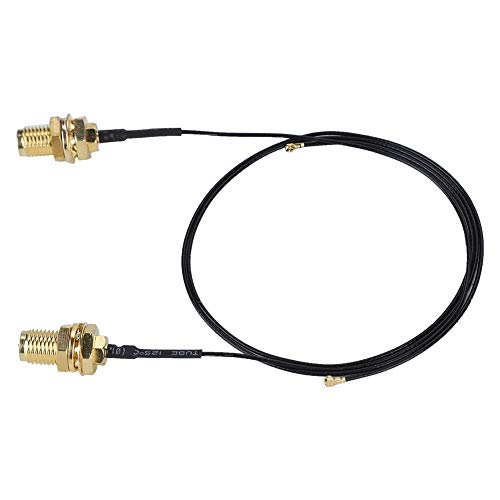 Кабел Ashata Ipex4, 2pcs wifi ipex4 до RP-SMA машки NGFF/m. 2 кабел за кабел за кабел за конектор, 2 поставен IPE кабел, 31 см