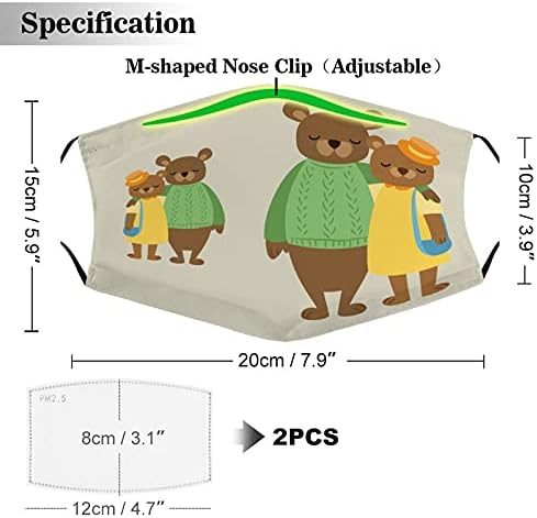 Моден безбедносна облека За Повеќекратна Употреба маски За перење Прашина Покривки За Уста Печатење Симпатична Двојка Цртан