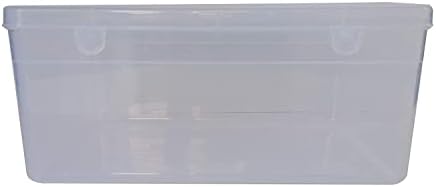 श्री Кришна чиста пластична екстра голема кутија за складирање од 3, правоаголни
