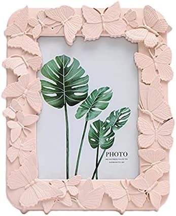 Sizikato 5 x 7 рамка за слика на слики за wallид или маса, трим за рој на пеперутка