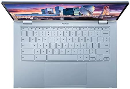 Asus Chromebook Enterprise Flip C433 2-во-1 лаптоп, 14 екран на допир FHD 4-насочен NanoEdge, Intel Core M3-8100y, 8 GB, 128 GB EMMC,