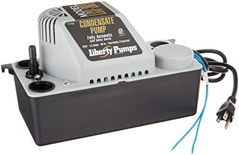 Либерти пумпи LCU-20S 115-Volt 20-метарска глава автоматска пумпа за кондензат со безбедносен прекинувач, 3/8 инчи