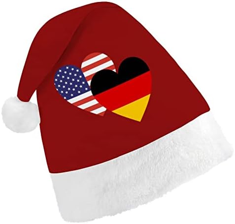 Германија Американско Срце Знаме Божиќни Капи Рефус Возрасни Капи Божиќна Капа За Празници Божиќни Забави