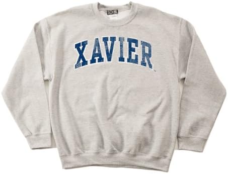 NCAA Xavier Musketeers 50/50 измешани 8-унца гроздобер лак за екипаж на екипажот