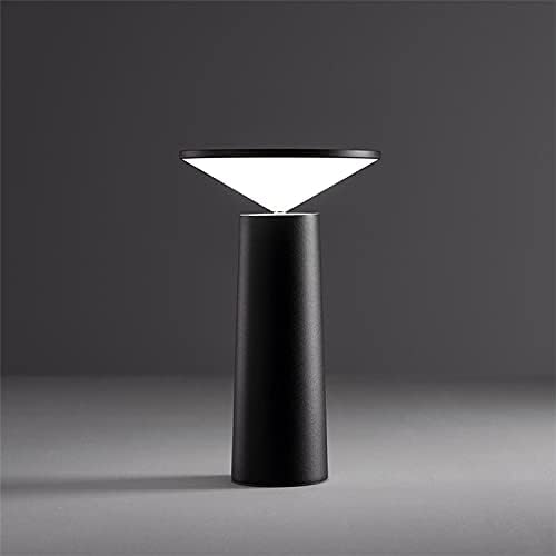 Модирнација „Мона“ модерна табела за ламба, делумно безжично LED светло, затемнето прекинувач за контрола на допир, 360 прилагодлив, USB полнење,
