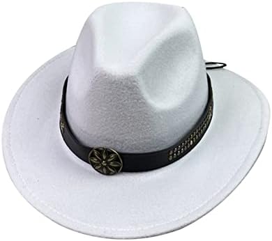 Модерен федора федора мажите широки за жени облечени капа и капи, бејзбол капа од кравјо печатење капа со тијара