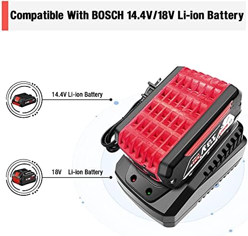 Полнач за батерии ЗА Bosch 18V 14.4 V Li-јонска Батерија, Дизајн Против Лизгање НА САНИКЛИТ И Електрични Алати За Брзо Полнење Полнач За Литиумска
