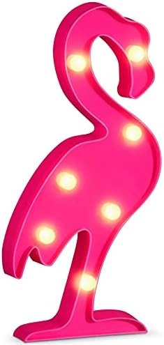ЈАМИЈА ФЛАМИНГО ПРЕДВОДЕНА Светлина Фламинго Розова Ноќна Светилка Романтична Батерија На Марки Фламинго Светла За Маса За Домашен Ѕид Детска Соба