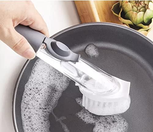 Диспензерот за сапун за садови за кујна со 3 отстранливи глави, без чистач за чистење за чистење за садови за садови за садови за мијалник