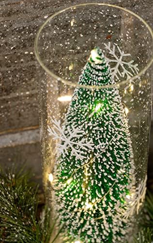 Бостон Интернационал Божиќно зимски празник предводена од таблети, голема, зелена четка за шише