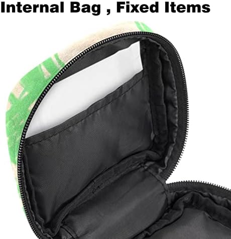 Оријукан санитарна торба за складирање на салфетка, торбичка за менструална чаша, преносни санитарни салфетки влошки за чување торбички женски менструација Прв п?