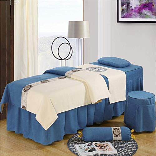 Leversуан масажа за масажа поставува 6 парчиња кревети за масажа со здолништа со столче за столче Порака за кревети за белстерска