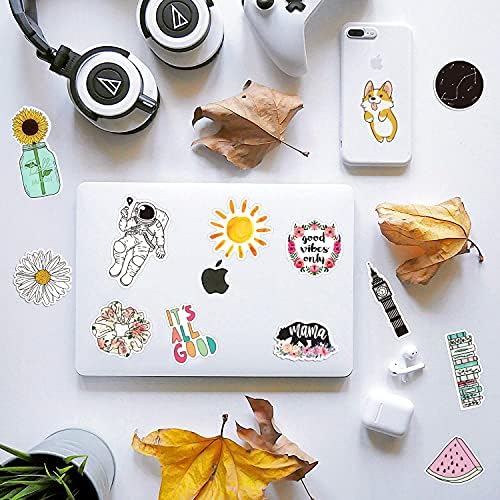 200 парчиња слатки налепници Пакуваат за тинејџери и возрасни, винил декорации за шишиња со вода Hydroflask книга MacBook Laptop Tone