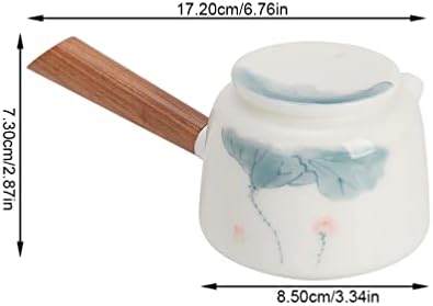 Преносен шпорет на Doitool Преносен шпорет Јапонски керамички чајник Кинески азиски чајник со странична рачка чај од чај од чај од чај