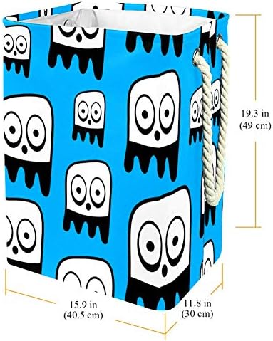 Нехомер Смешни Шарени Дезени 300д Оксфорд Пвц Водоотпорна Облека Ја Попречува Големата Корпа За Перење За Ќебиња Играчки За Облека Во