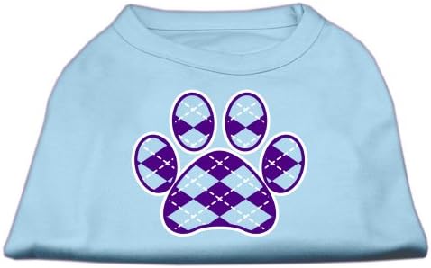 Производи за миленичиња од миленичиња Аргиле шепа со пурпурна екрана кошула за печатење бебе сина SM