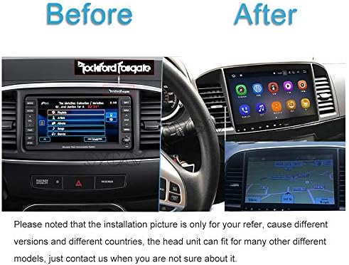 SYGAV Android Автомобил Стерео за 2008-2013 Mitsubishi Lancer Evo X Ralliart Со РОКФОРД FOSGATE ЗАСИЛУВАЧ Gps Навигација Радио