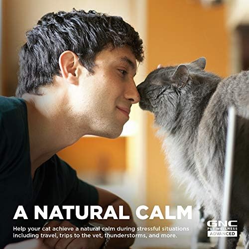 ГНЦ Миленичиња НАПРЕДНО Смирување Мачка Џвака Мачки, 60 кт | Пилешко Ароматизирана Мачка Меки Џвакања за Смирување &засилувач; Релаксација