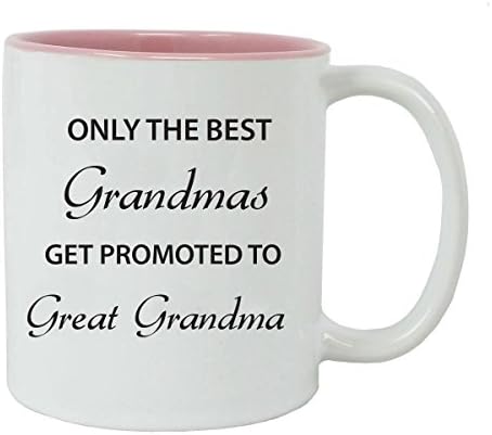 Само Најдобрите Дедовци/Баби се Унапредуваат Во Прадедо/Баба Керамичка Кригла За Кафе,
