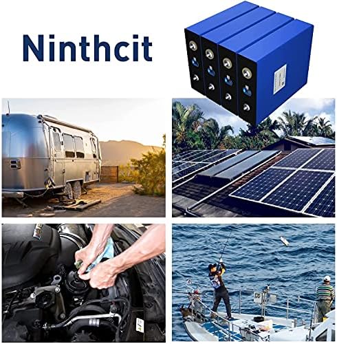 NinthCit 3.2V 960Wh LifePo4 Длабоки циклуси на батерии, батерии за замена на автомобилски литиум батерии, совршени за брод, морски,