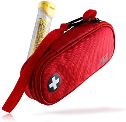 Случај за носење на врвни опрема Епипен - Торба за патувања со медицина со услуга за изгубени и пронајдени доживотно време и пронајдена
