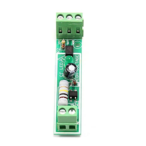 1-битен AC 220V Optocoupler Изолациониот модул модул Напон на таблата за откривање прилагодлива за нивото на адаптер PLC 24V