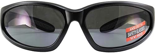 Безбедносни очила на Херкулес - црна рамка - леќи за чад
