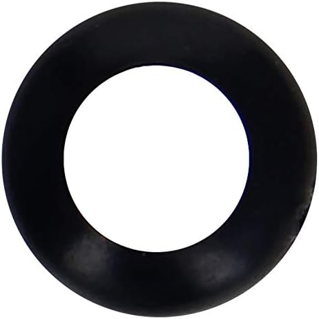 Aicosineg 500pcs 0,39in Внатрешна диа гума Громет, очен прстен прстен за заптивка, жица за прстен, електричен кабел заштитник