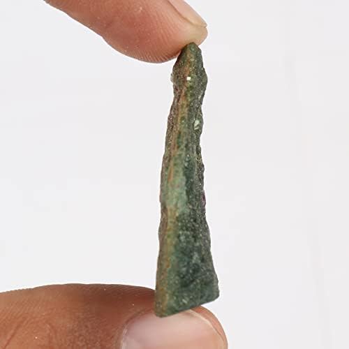 Gemhub Природно зелено бурмански џед камен за заздравување, трескање, камења од камења од кабини 38,90 ct