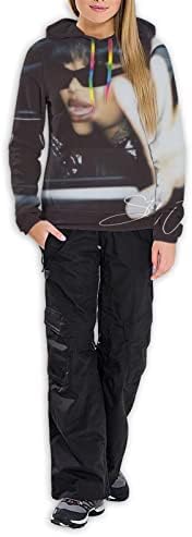 Летниот шетач Худи женски обични модни аспиратори врвови со долги ракави за влечење џемпери со џеб