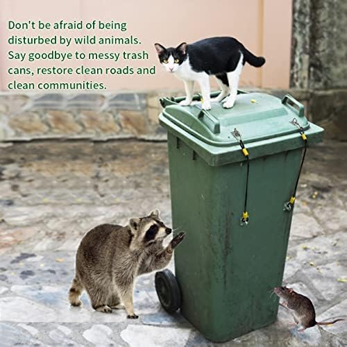 Uyccimb отпадоци може да се заклучи капакот, бравите за отпадоци за животни да престанат да се расипуваат метални универзални