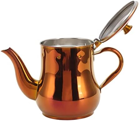 Чај од чај од не'рѓосувачки челик чај 500 мл маслиново масло може да се сервира сад со течност за ароматизација за дома, ресторан,