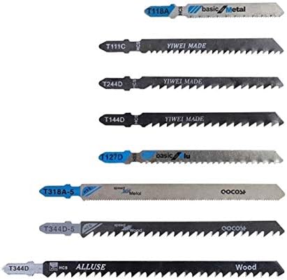 Mountain Men Professional Tools 5PCS HCS Silgsaw Blade Set T111C T118A T127D T144D T244D T318A T344D T344D-5 T SHANK SAW BLADE