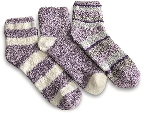 Водич опрема за жени пријатни чорапи за чување четвртина, кадифен супер-мек топло нелизгање анти-лизгачки влезови чорапи идеални