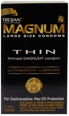 Тројански магнум тенок подмачкуван: 36-пакет кондоми