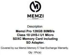 MEMZI PRO 128gb Класа 10 80MB / s Микро SDXC Мемориска Картичка Со Sd Адаптер За Samsung Galaxy J7 Серија Мобилни Телефони